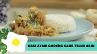 Ayam Saus Telur Asin, Menu Makan Siang yang Bikin Ketagihan
