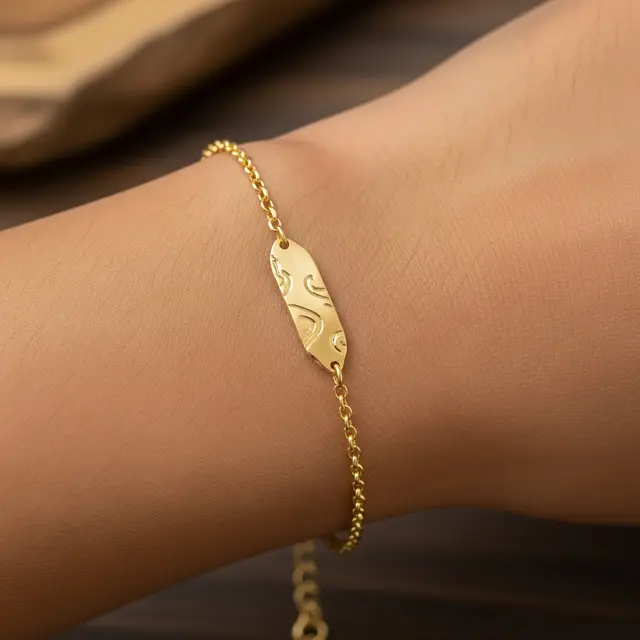 Gelang Emas 22 Karat 4 Gram Model Minimalis