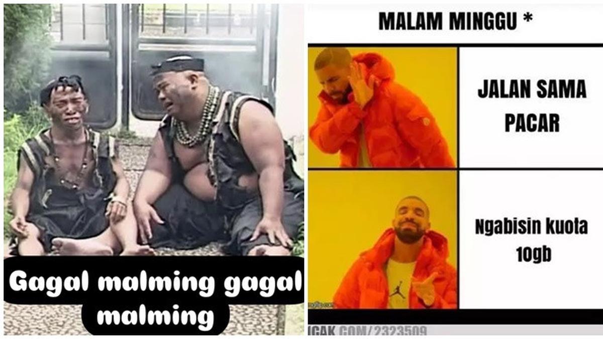6 Meme Malam Minggu Ini Bikin Ngakak, Suara Hati Para Jomblo