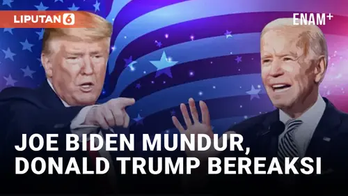 VIDEO: Joe Biden Mundur, Donald Trump: Tidak Layak!