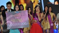 Posisi Runner Up I Miss Celebrity 2013 dimenangkan oleh finalis asal Yogyakarta, Sheila Rizkyana (Liputan6.com/Andrian M Tunay)