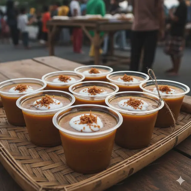 Ide Jualan Puding Cup Rp2000an (Foto: Gemini AI)