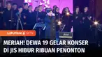 Dewa 19 berhasil mengobati kerinduan penggemarnya dalam konser bertajuk Pesta Rakyat 30 Tahun Dewa 19 Berkarya. Band yang dimotori Ahmad Dani dan Andra Ramadhan ini juga membuat penonton cair dan meleleh.