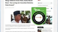 [Cek Fakta] Viral Gubernur Sumatera Utara Edy Rahmayadi marah-marah pada polisi.