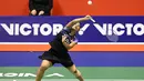 Hasil ini mengantar Gregoria Mariska Tunjung melaju ke babak semifinal Hong Kong Terbuka 2023. (Peter PARKS/AFP