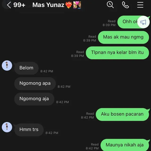 6 Chat Bilang Bosan ke Pacar Ini Bikin Ikut Deg-degan, Ada yang Ajak Nikah