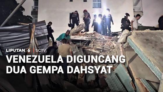 Korban Tewas Gempa Venezuela Naik Jadi 188 Orang, Evakuasi Masih Terus Berlangsung