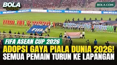 Tiru Konsep Piala Dunia 2026, Seluruh Pemain Nyanyikan Lagu Kebangsaan di Lapangan