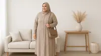7 Tips Memilih Gamis Idul Adha 2025 untuk Orang Gemuk, Tampil Langsing dan Modis