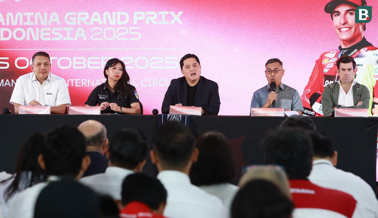 Ajang balapan MotoGP 2025 seri ke-18 atau Pertamina Grand Prix of Indonesia 2025 resmi akan digelar pada 3-5 Oktober 2025 di Sirkuit Mandalika, Lombok, Nusa Tenggara Barat (NTB). (Bola.com/M Iqbal Ichsan)