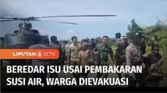 Tim Satgas Damai Cartenz TNI-Polri mengevakuasi warga dari Distrik Paro ke Kenyam, Kabupaten Nduga, Provinsi Papua Pegunungan, pascaperistiwa dibakarnya pesawat Susi Air. Satgas juga masih terus mencari pilot Susi Air yang belum diketahui keberadaann...