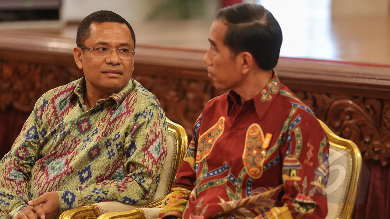 Jokowi Buka Musyawarah Nasional VII GP Jamu di Istana