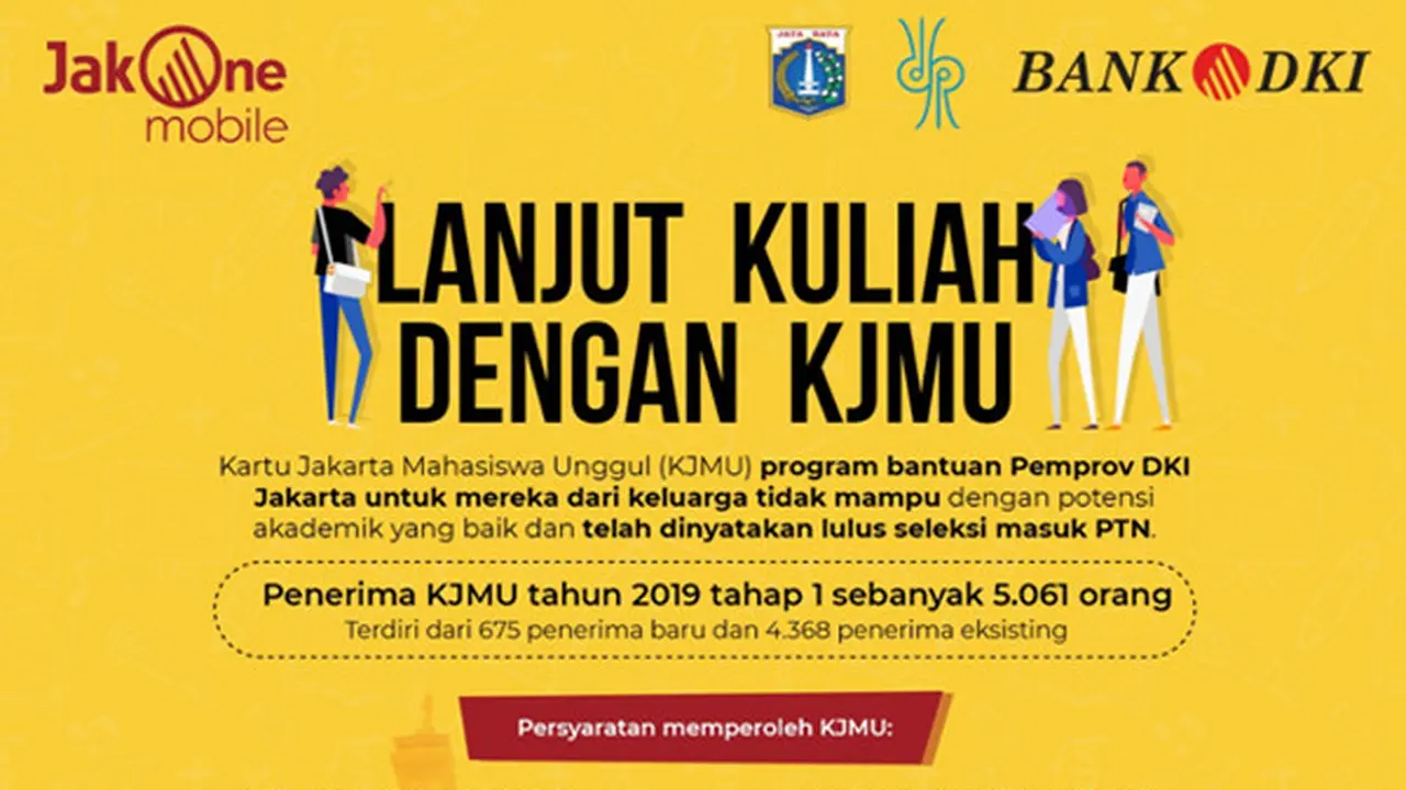 Dukung Warga DKI Kuliah, Pemprov DKI Sukses Salurkan 12 Ribu Lebih Kartu Jakarta Mahasiswa Unggul