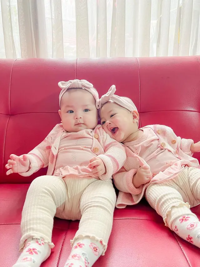 Anak kembar Anisa Rahma yang bikin netizen gemas