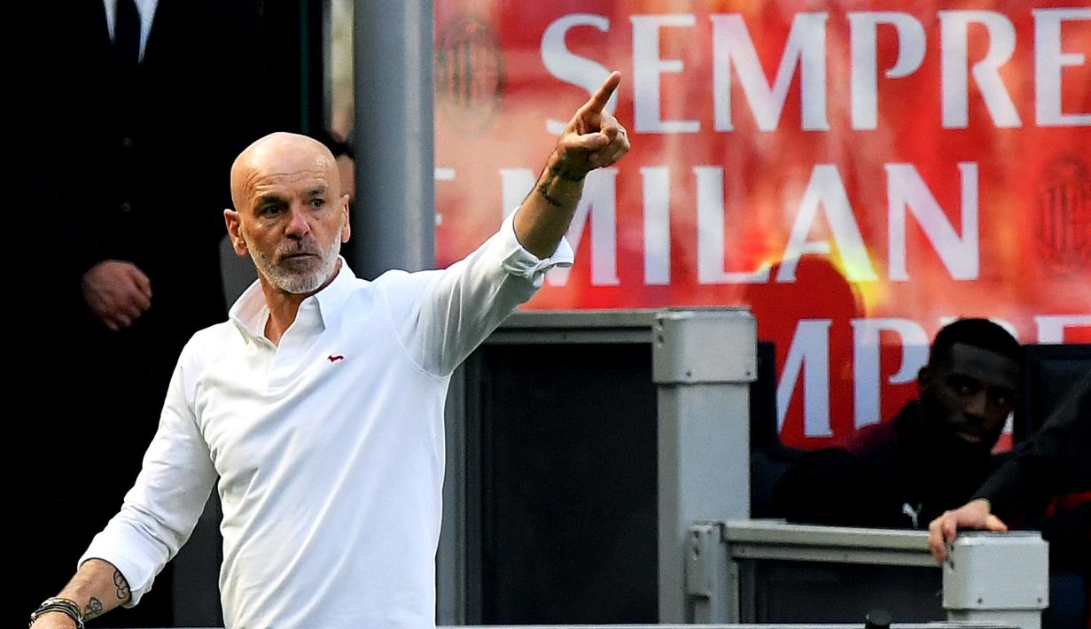 <p>Kemenangan ini pun mendekatkan tim asuhan Stefano Pioli ke tangga Scudetto.&nbsp;(AFP/Tiziana Fabi)</p>
