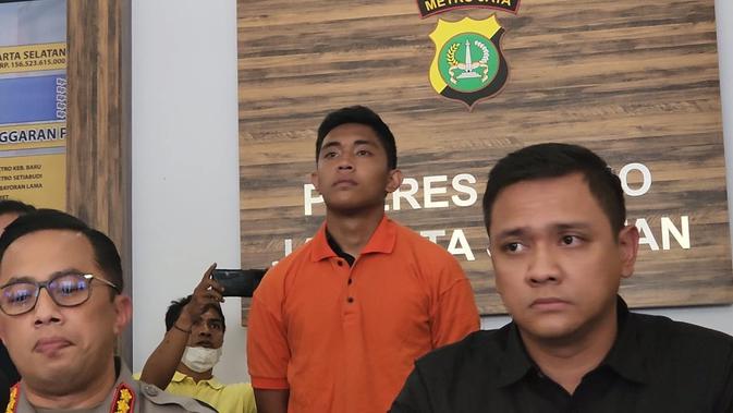 Mario Dandy Satriyo diamankan di Polres Jakarta Selatan. ( Bachtiarudin Alam/Merdeka.com)