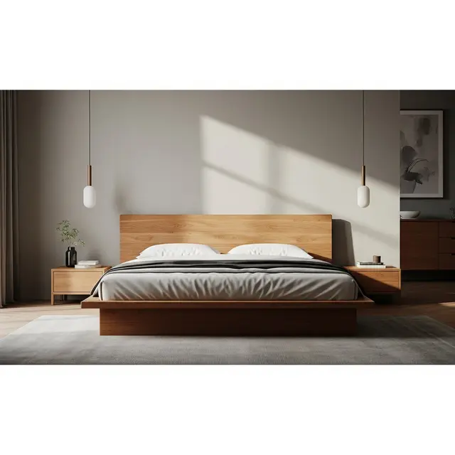 Gambar Model Tempat Tidur Kayu Jati. Foto: Gemini