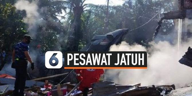 VIDEO: Pesawat Tempur TNI AU Jatuh di Riau