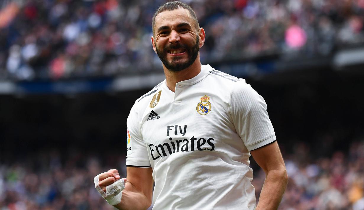 2. Karim Benzema (Real Madrid) - 21 Gol. (AFP/Gabriel Bouys)