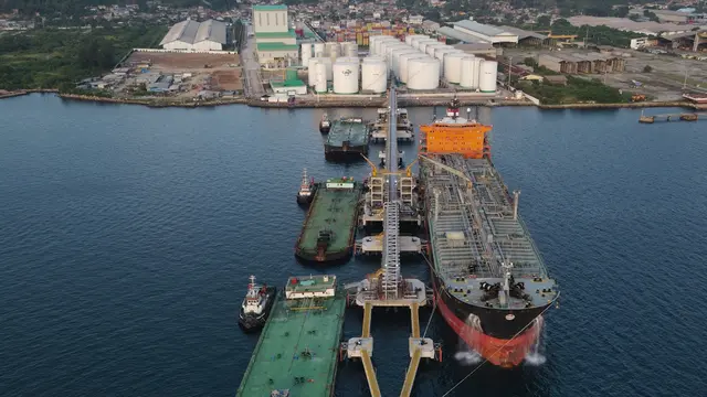 Refinery minyak sawit baru milik Cargill di Lampung, Indonesia. (Dok Cargill)