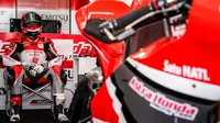 Pembalap Astra Honda Racing Team, Dimas Ekky Pratama, meraih hasil bagus pada awal musim FIM CEV Moto2 European Championship 2018. (Astra Honda Motor)