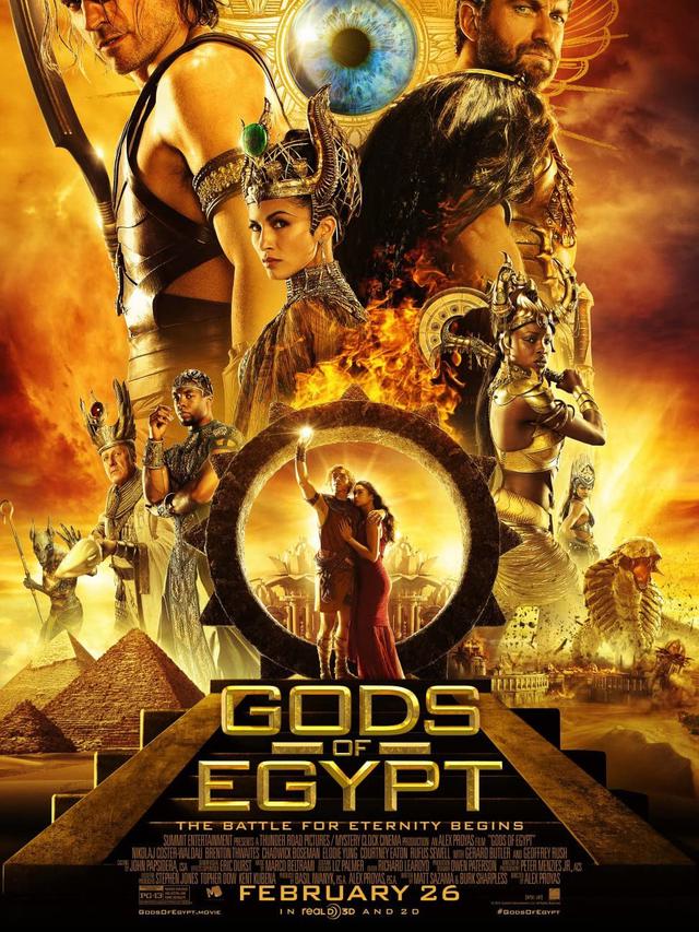 Poster film Gods of Egypt. (Foto: Summit Entertainment/via imdb.com)