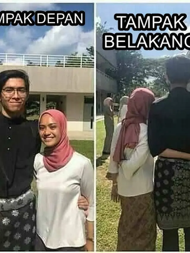6 Potret Lucu Tampak Depan Vs Belakang Ini Bikin Senyum Kecut