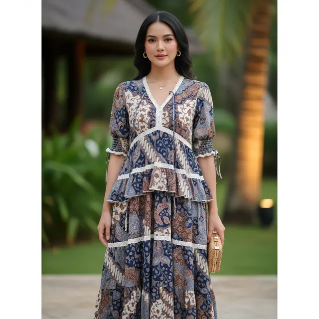 Dress Batik Tiered (Bertingkat)