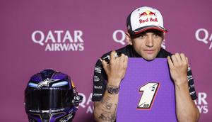 Jorge Martin mengalami nasib sial pada balapan MotoGP Qatar 2025. (Karim JAAFAR / AFP)