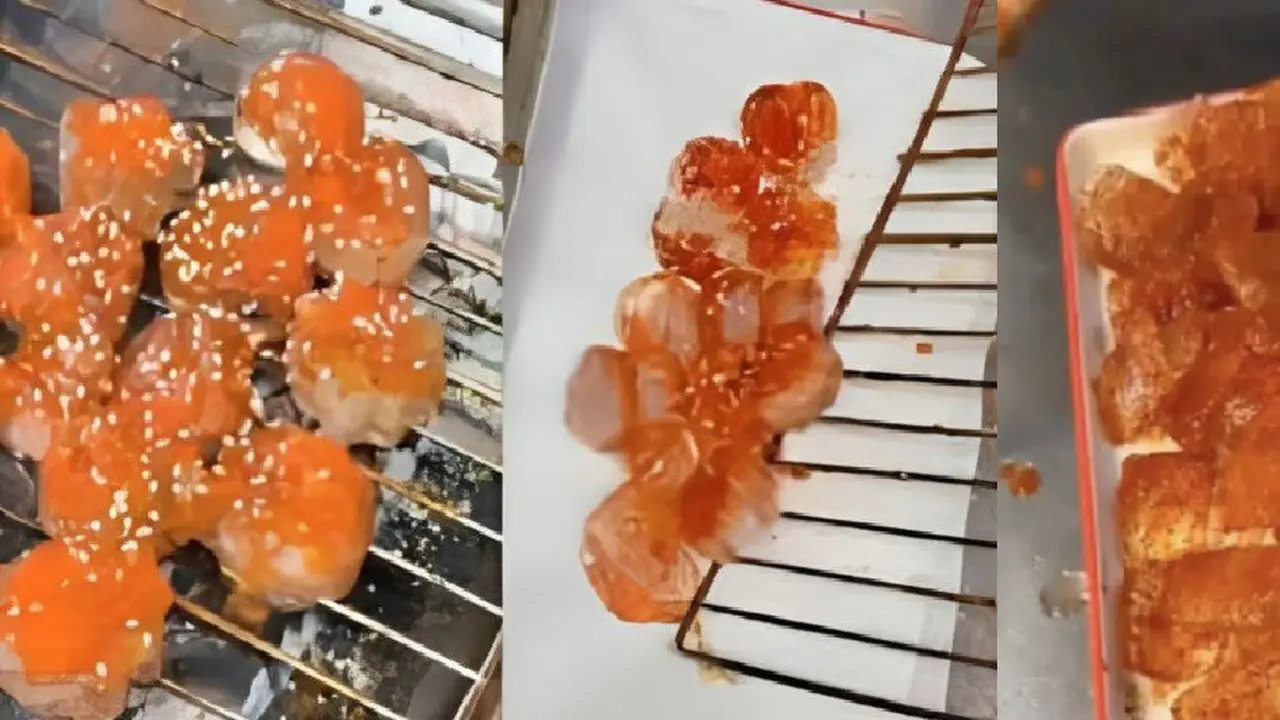 Jajanan Es Bakar Di China