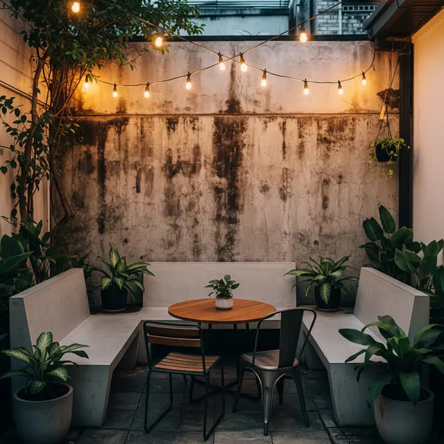 Desain Area Duduk Belakang Rumah yang Adem (Image by Gemini AI)