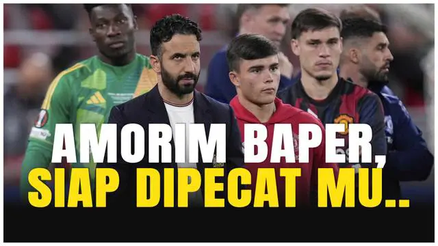 VIDEO: Kalah dari Tottenham di Final Liga Europa, Ruben Amorim Siap Dipecat MU!