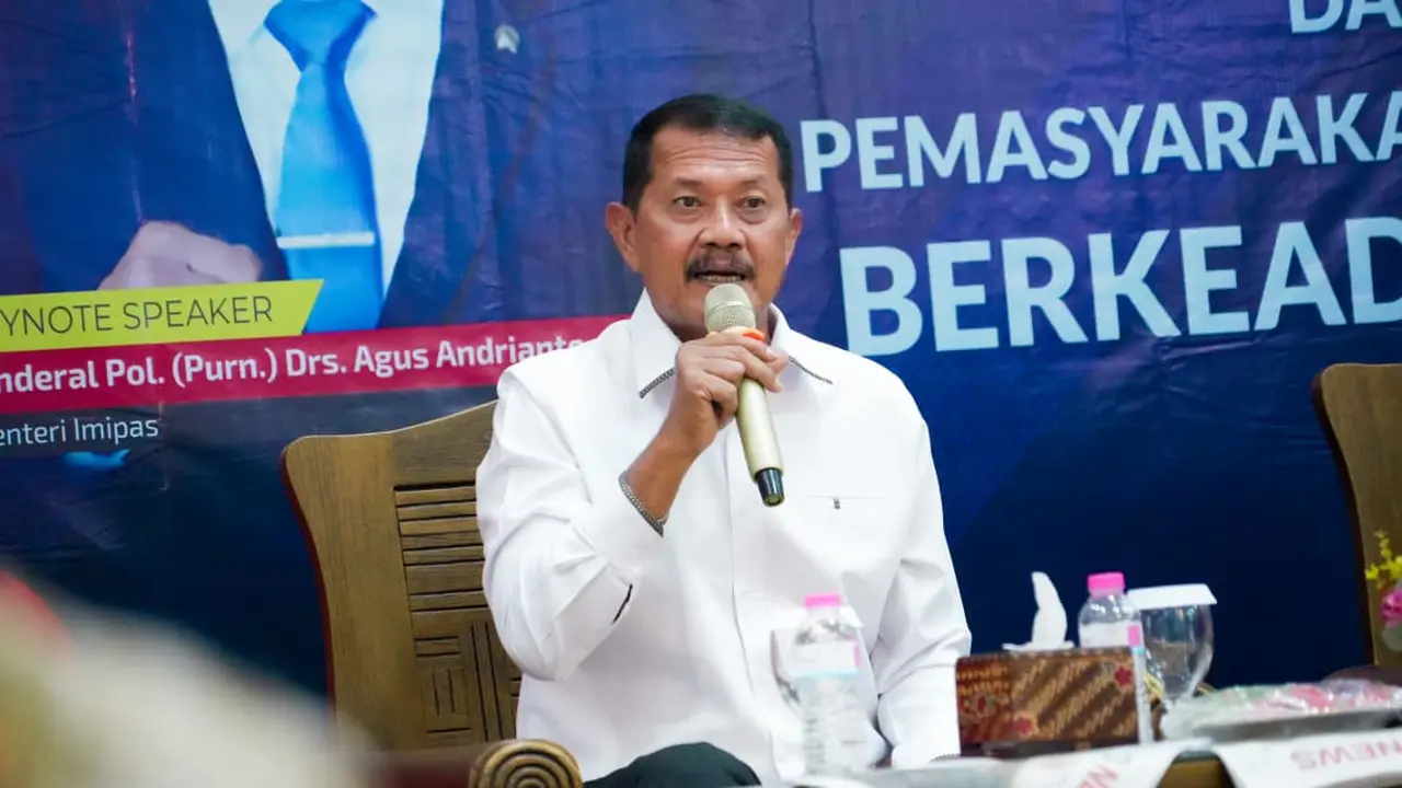 Dirjen Pemasyarakatan Kementerian Imigrasi dan Pemasyarakatan Irjen (Purn) Mashudi