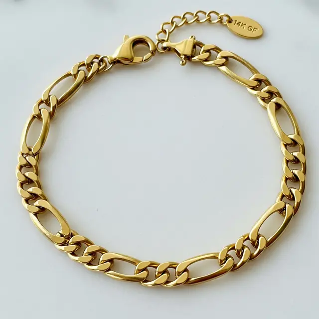 9 Model Gelang Emas Rantai Model Figaro Chain Kekinian, Perpaduan Klasik dan Modern