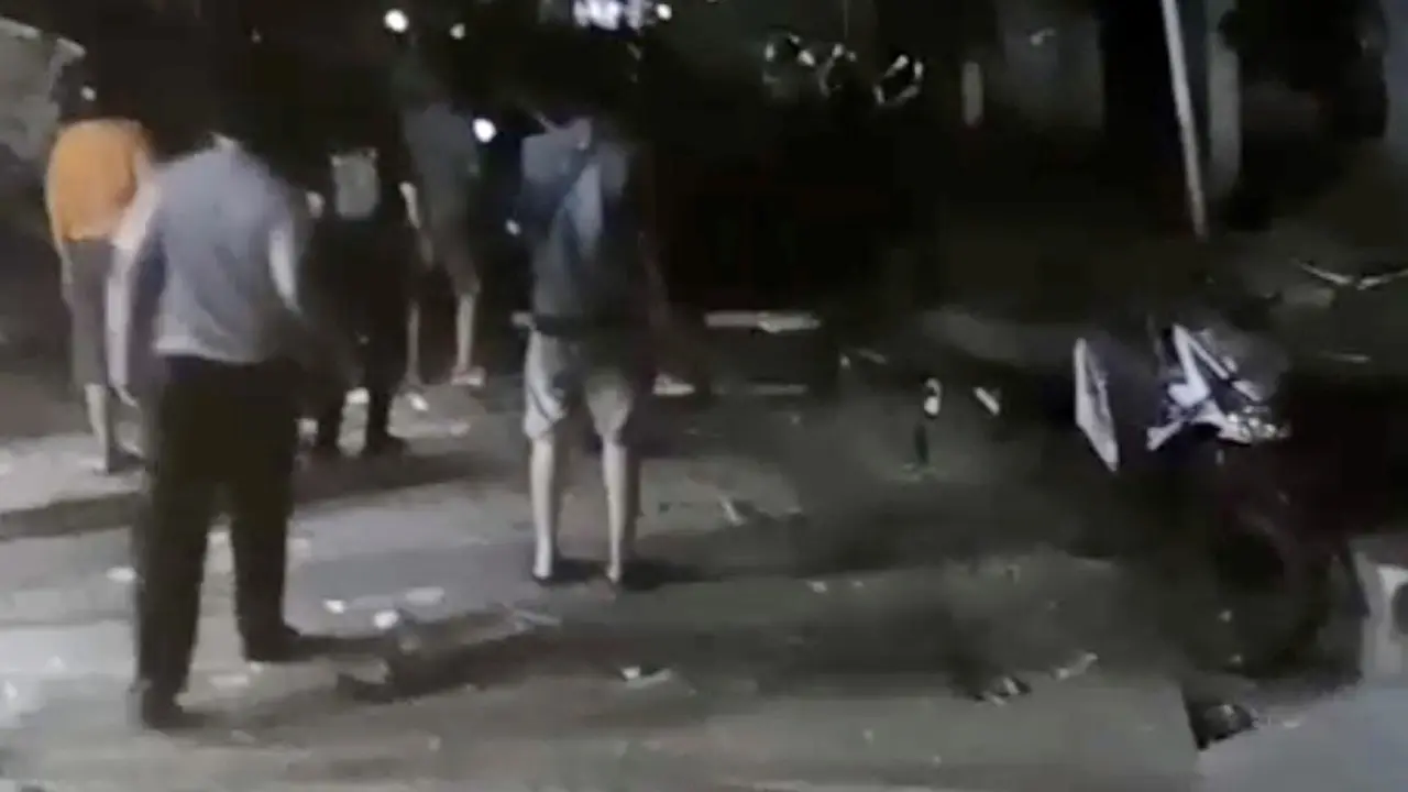 Ledakan di Pasar Cimanggis Tangsel.