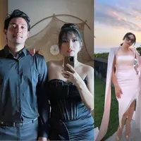 Hesti Purwadinata jadi tamu yang tidak pernah absen di pernikahan Jessica Mila dan Enzy Storia [@hestipurwadinata]