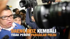 Abdul Azis atau Daeng Azis, kembali tidak memenuhi panggilan polisi untuk diperiksa sebagai tersangka dugaan kasus muncikari di kawasan Kalijodo.  