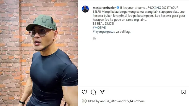 Deddy Corbuzier - Layangan Putus (Foto: Instagram/@mastercorbuzier)