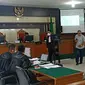 Wan Amir Firdaus saat menjadi saksi untuk terdakwa suap APBD Riau, Annas Maamun. (Liputan6.com/M Syukur)