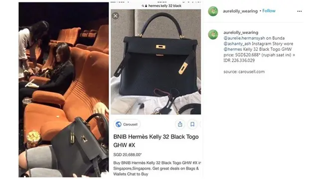 7 Koleksi Tas Mewah Aurel Hermansyah, Ditaksir Capai Ratusan Juta Rupiah