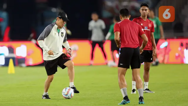 Latihan Resmi Timnas Indonesia Jelang Laga FIFA Matchday Melawan TimnasArgentina
