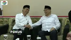 Joko Widodo temui Quraish Shihab di Pesantren Bayt Alquran bahas Islam moderat.