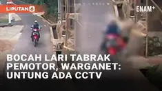 Sebuah kecelakaan terekam CCTV viral lantaran perlu menjadi perhatian para orang tua. Dalam rekaman, kecelakaan melibatkan seorang pemotor dan bocah. Sang bocah terekam tiba-tiba lari keluar dari gang ketika pemotor melintas.
