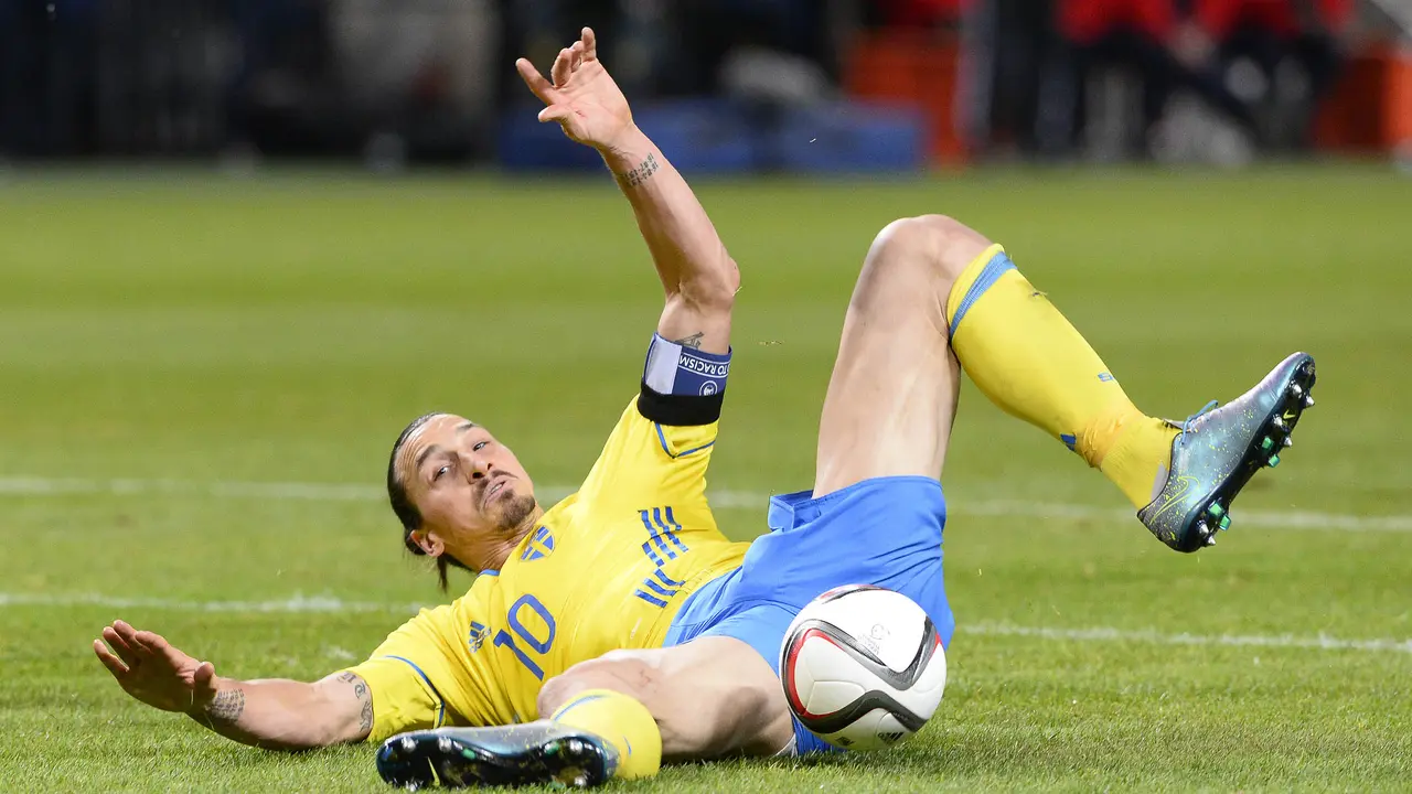 Penyerang Swedia, Zlatan Ibrahimovic