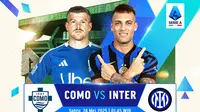 Live Streaming Serie A: Como vs Inter Milan pada Matchweek ke 38 di Vidio