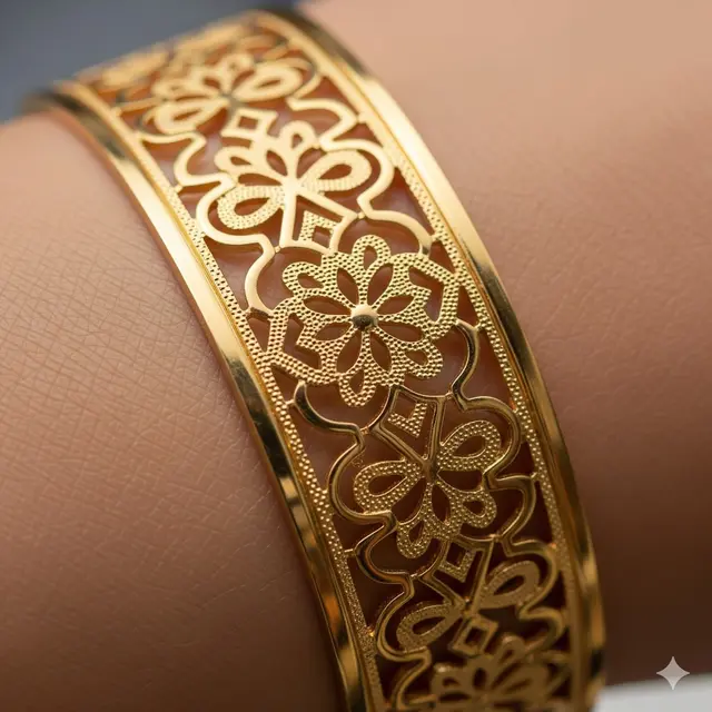 Gelang Bangle Openwork Laser-Cut