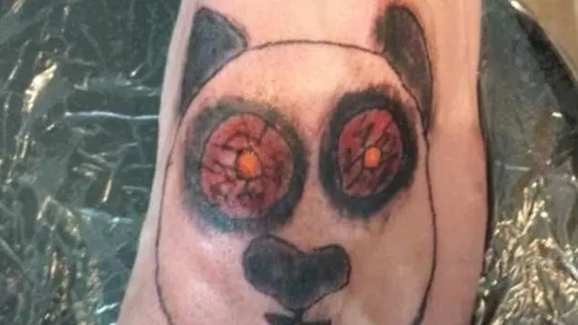 6 Tato Bentuk Panda Ini Unik Banget, Ada yang Bikin Ngakak