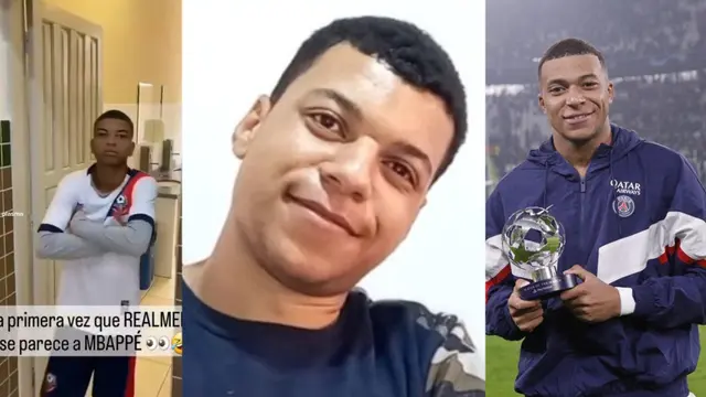 Mirip Kylian Mbappe