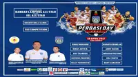 Sejumlah Bintang IBL bakal meramaikan pertandingan eksibisi yang bertajuk BANDAR LAMPUNG PERBASI DAY 2017 yang berlangsung di GOR Saburai, Bandar Lampung, Selasa (18/4/2017). (Perbasi Lampung)