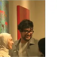 Potret mesra Irish Bella dan Ammar Zoni di pameran lukisan, patahkan isu cerai. (Sumber: TikTok/@airruminity1453)